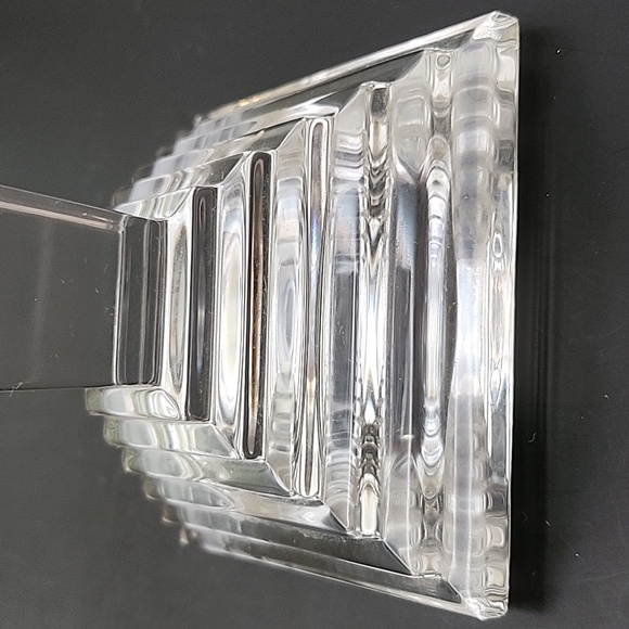 Pillar Candlestick Heavy Glass 8.25" - Picture 8 of 8